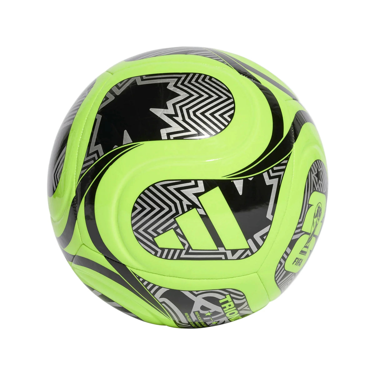 Adidas FIFA World Cup 26 Trionda Club Ball-LUCLEM/BLACK/SILVMT product image 2, provided for visual reference and product