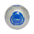 Adidas Messi Club Soccer Ball-Silver/Royal product image 1, provided for visual reference and product detail review