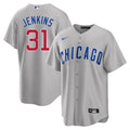 Fergie Jenkins Chicago Cubs Road Gray Men Replica Jersey product image 1, provided for visual reference and product detail