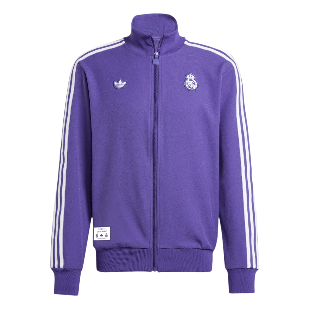 Adidas Real Madrid Terrace Icons Track Top Jacket product image 1, provided for visual reference and product detail review