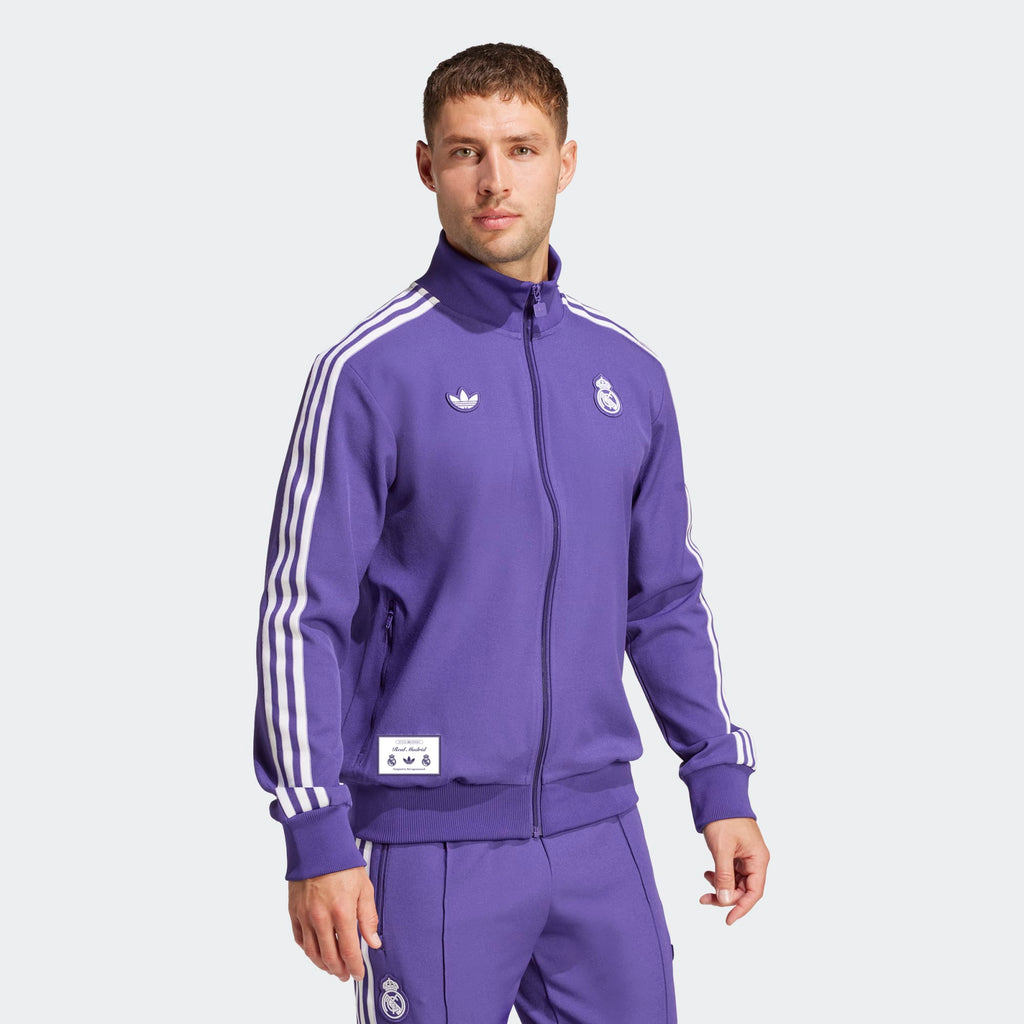 Adidas Real Madrid Terrace Icons Track Top Jacket product image 3, provided for visual reference and product detail review