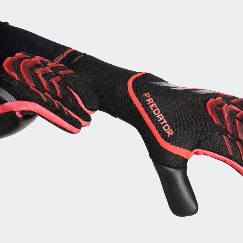 Adidas Predator GL Pro Gloves-Lucid Red/Black product image 2, provided for visual reference and product detail review