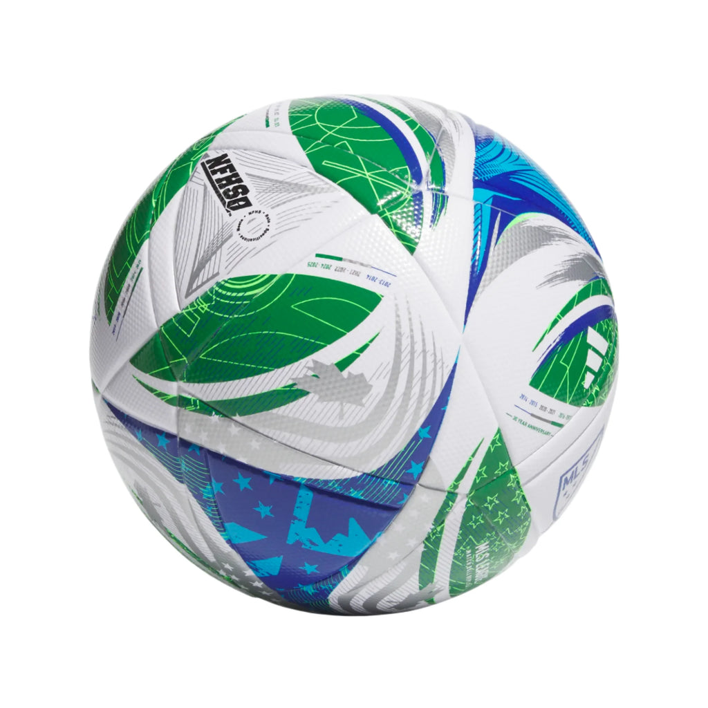 Adidas MLS League NFHS Match Replica Soccer Ball product image 1, provided for visual reference and product detail review