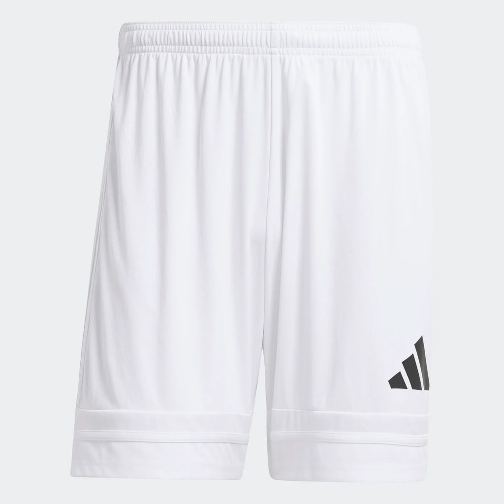 Adidas Men Squadra 25 Shorts-White product image 1, provided for visual reference and product detail review