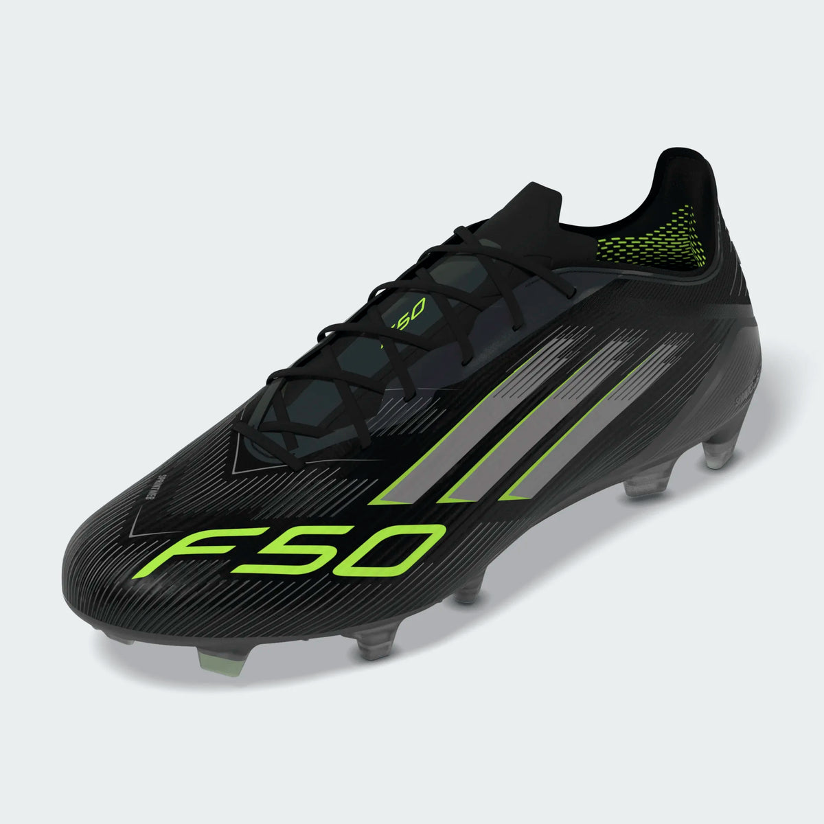 Adidas F50 Elite FG/MG-CBLACK/IRONMT/LUCLEM product image 2, provided for visual reference and product detail review