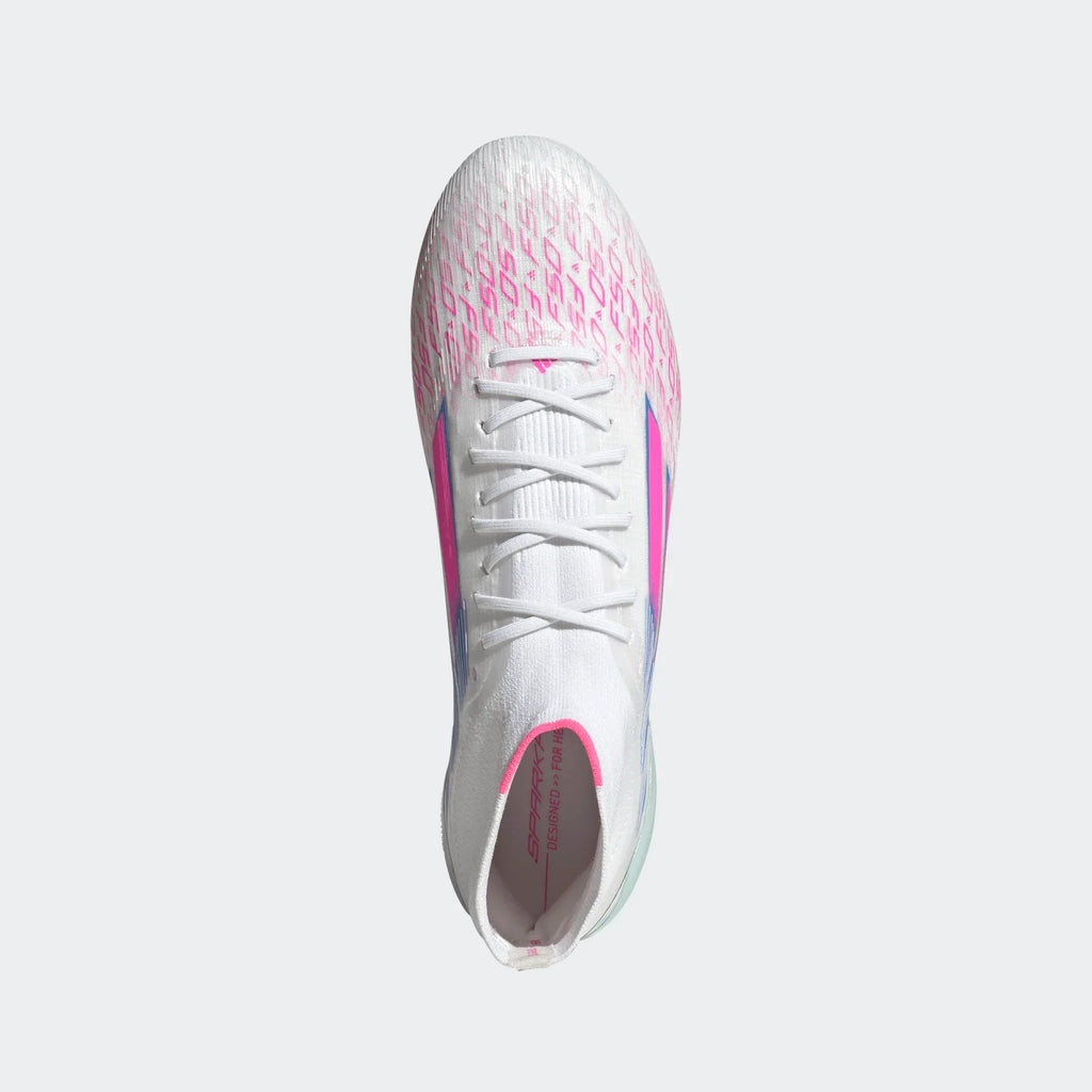 Adidas Women F50 SPARKFUSION Elite FG/AG-FTWWHT/LUCPNK/FTWWHT product image 7, provided for visual reference and product