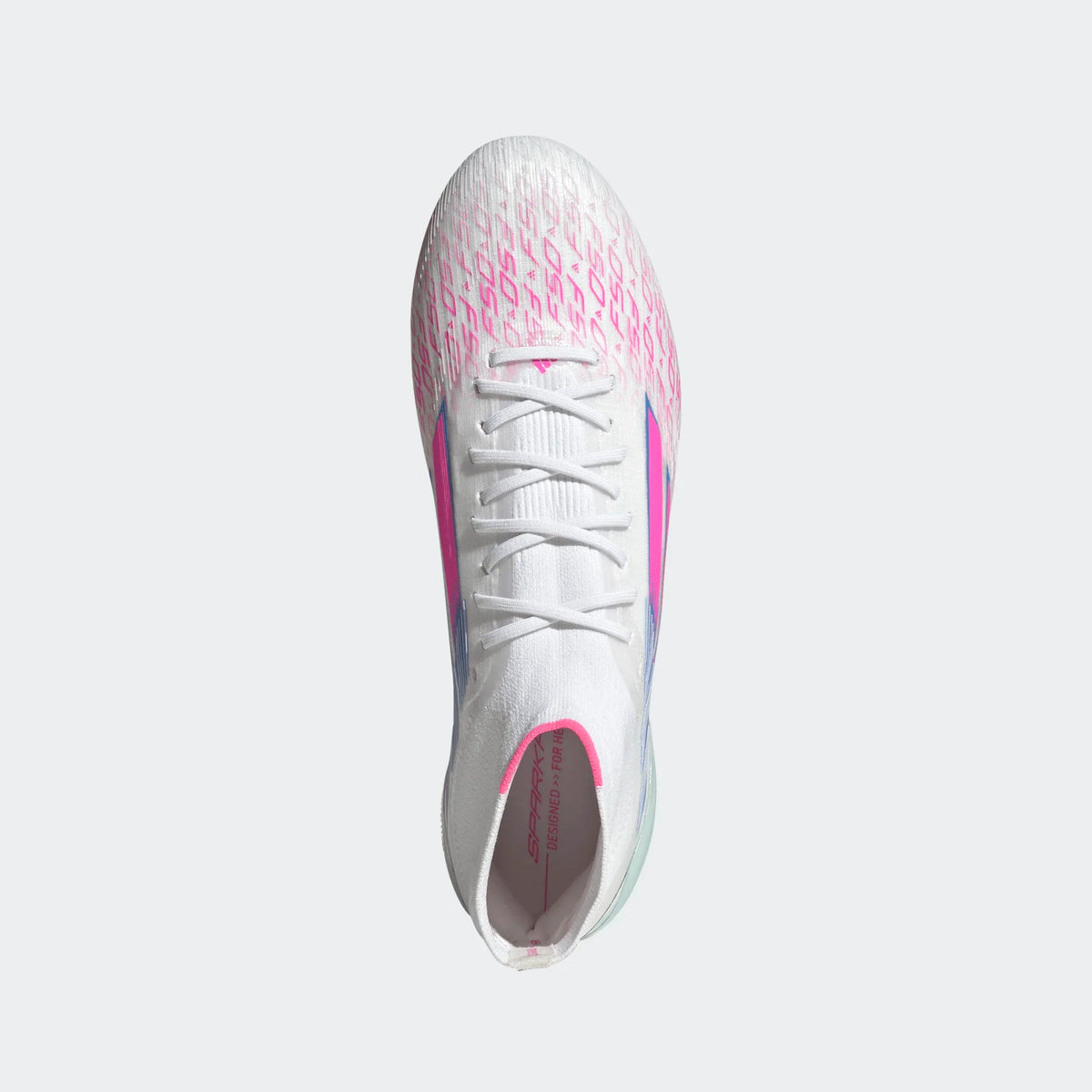Adidas Women F50 SPARKFUSION Elite FG/AG-FTWWHT/LUCPNK/FTWWHT product image 7, provided for visual reference and product