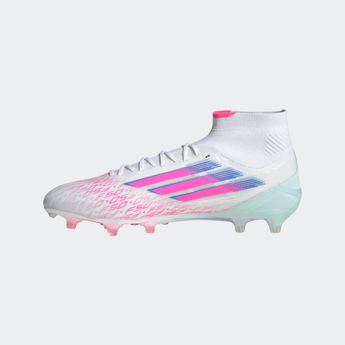 Adidas Women F50 SPARKFUSION Elite FG/AG-FTWWHT/LUCPNK/FTWWHT product image 2, provided for visual reference and product