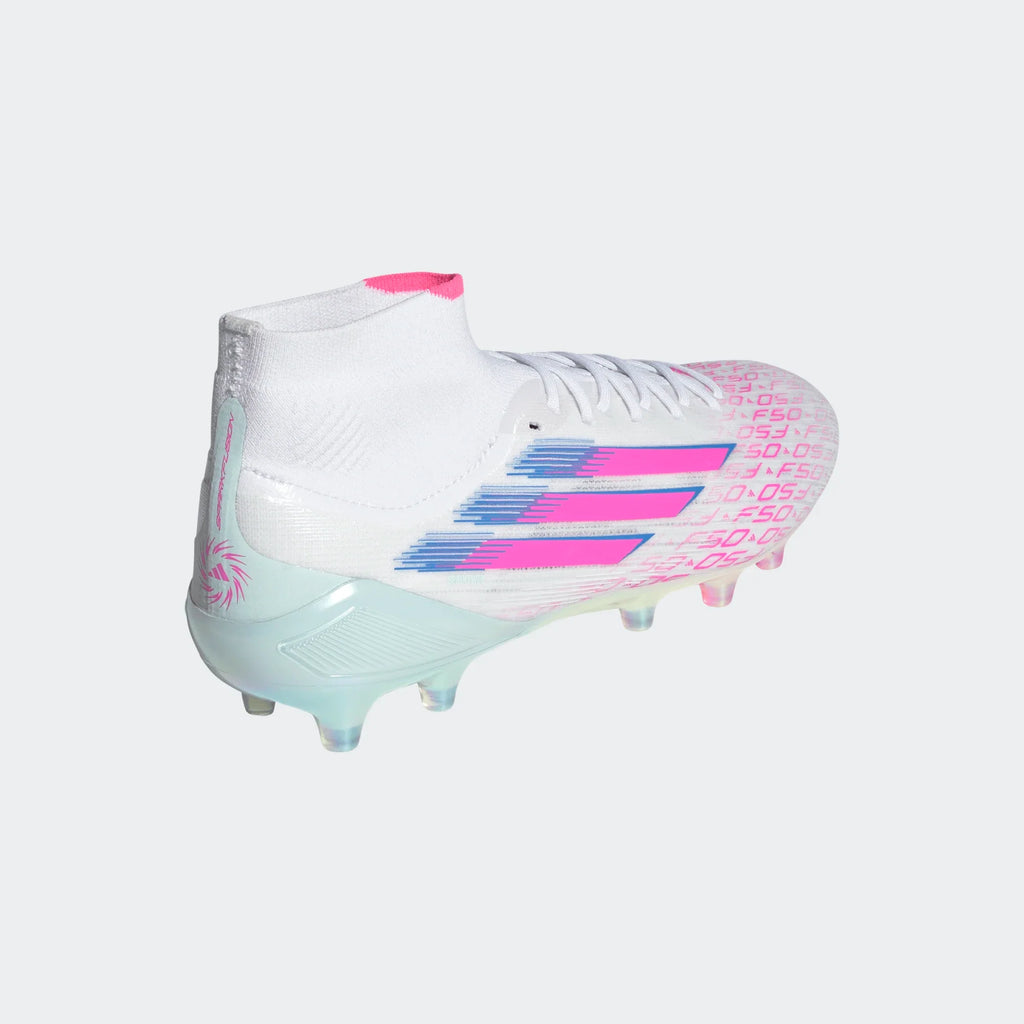 Adidas Women F50 SPARKFUSION Elite FG/AG-FTWWHT/LUCPNK/FTWWHT product image 5, provided for visual reference and product