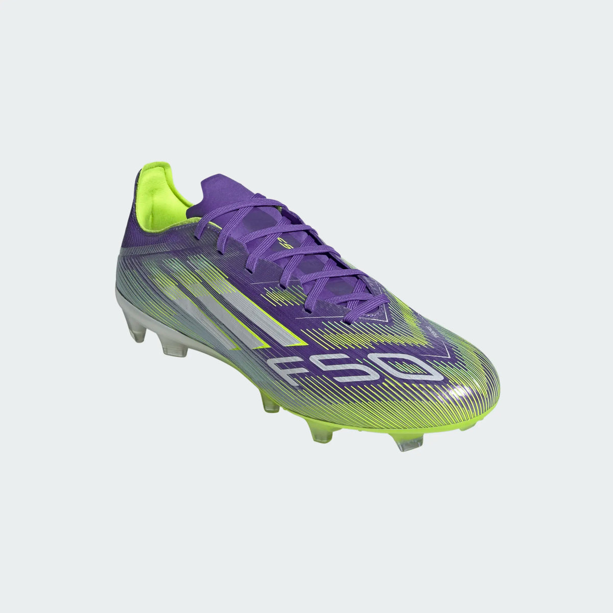 Adidas F50 Pro FG/MG- PURRUS/FTWWHT/LUCLEM product image 4, provided for visual reference and product detail review