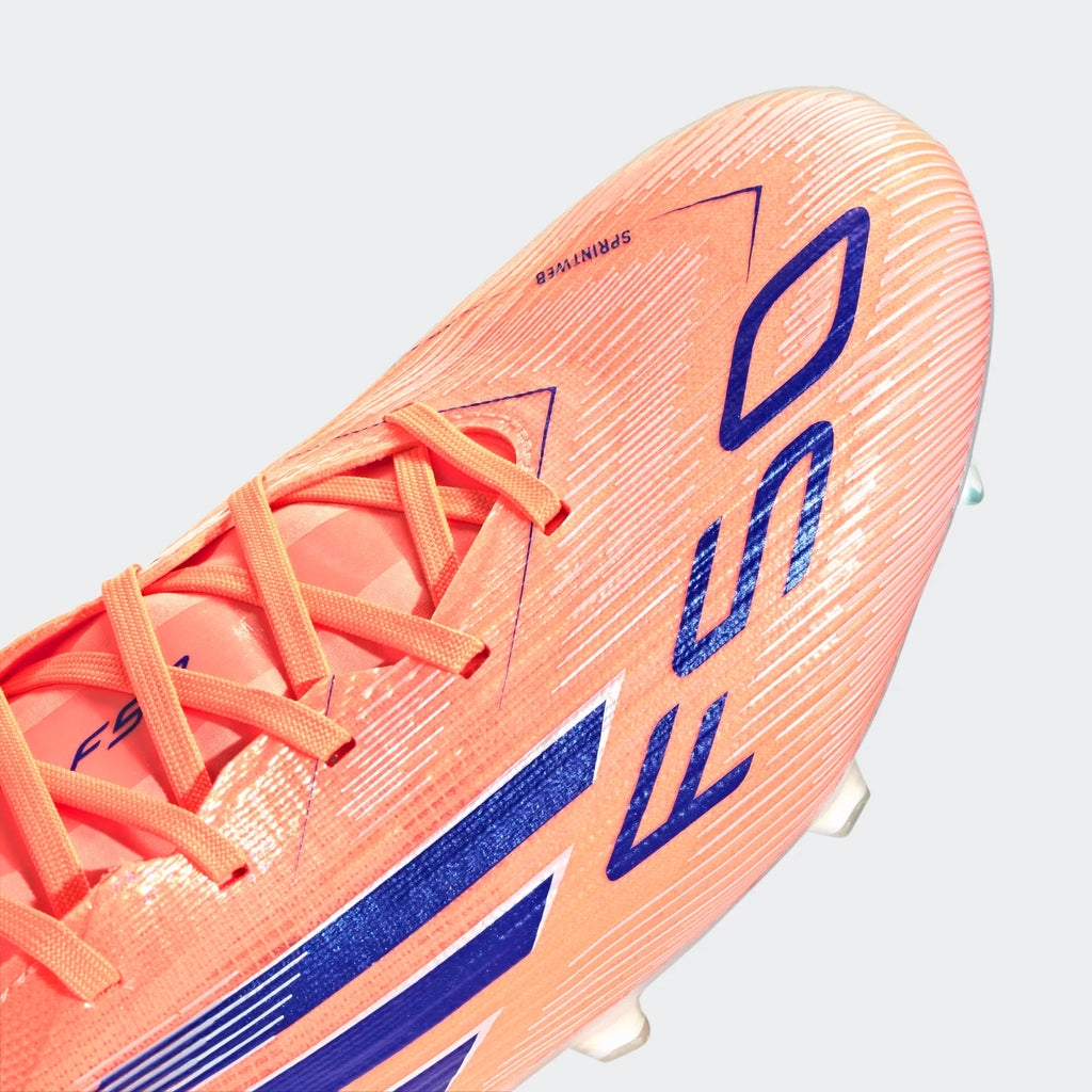 Adidas F50 Pro FG/MG- BEAORA/LUCBLU/FTWWHT product image 5, provided for visual reference and product detail review
