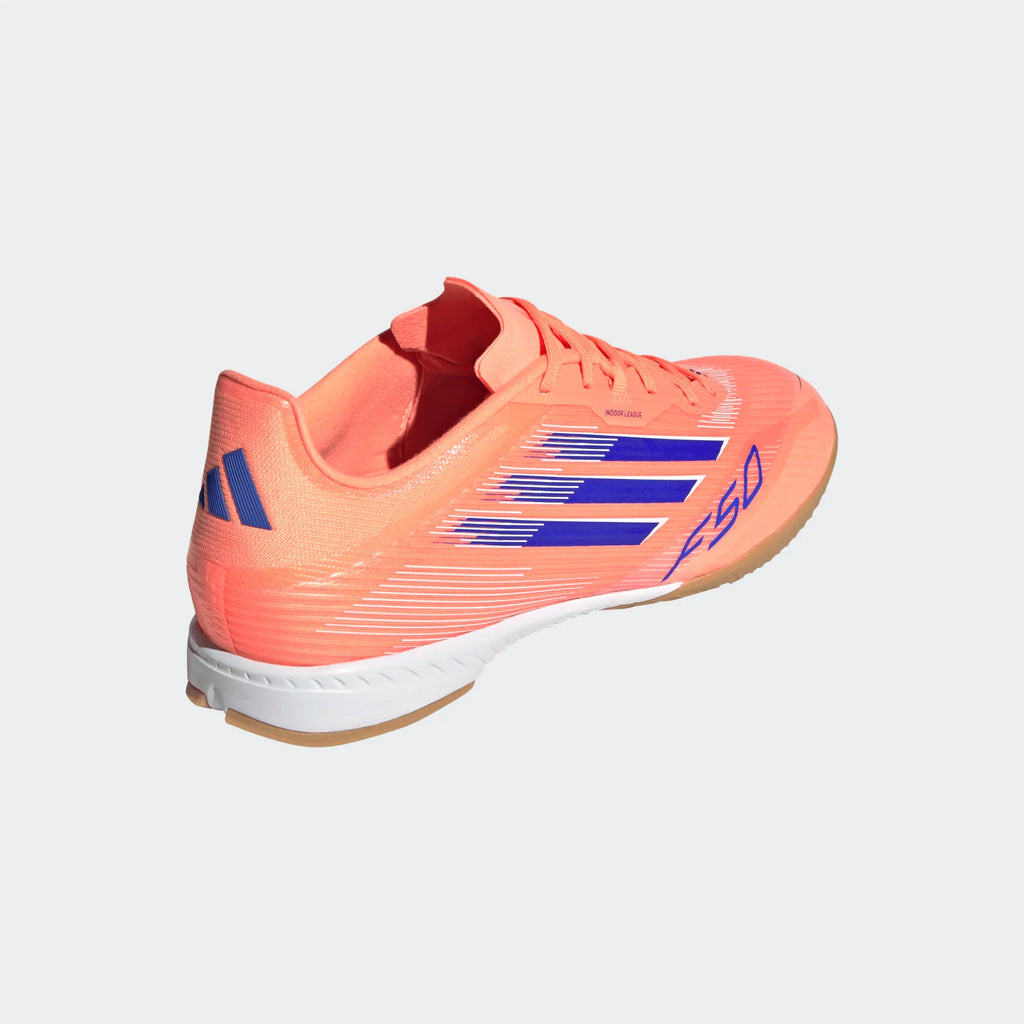 Adidas F50 League IC-BEAORA/LUCBLU/FTWWHT product image 3, provided for visual reference and product detail review