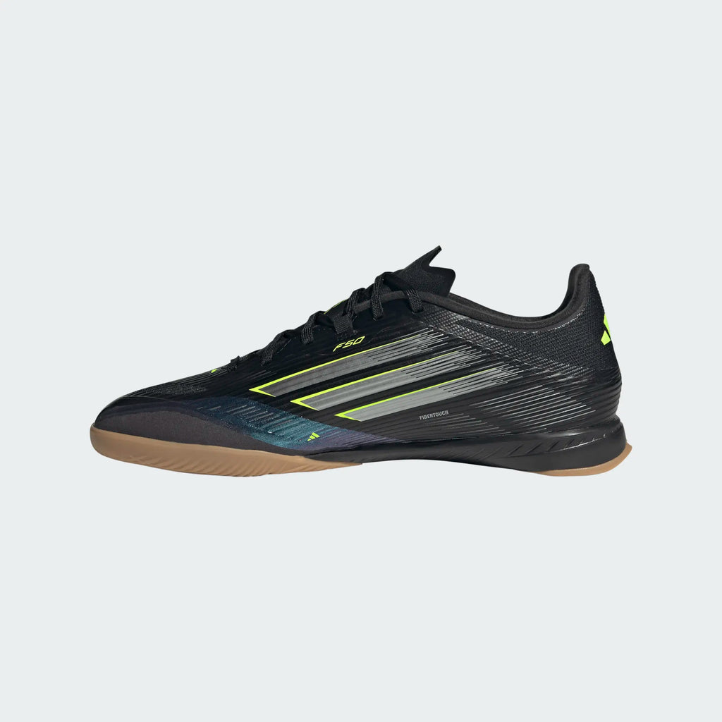 Adidas F50 League IC-BLACK/IRONMT/LUCLEM product image 2, provided for visual reference and product detail review
