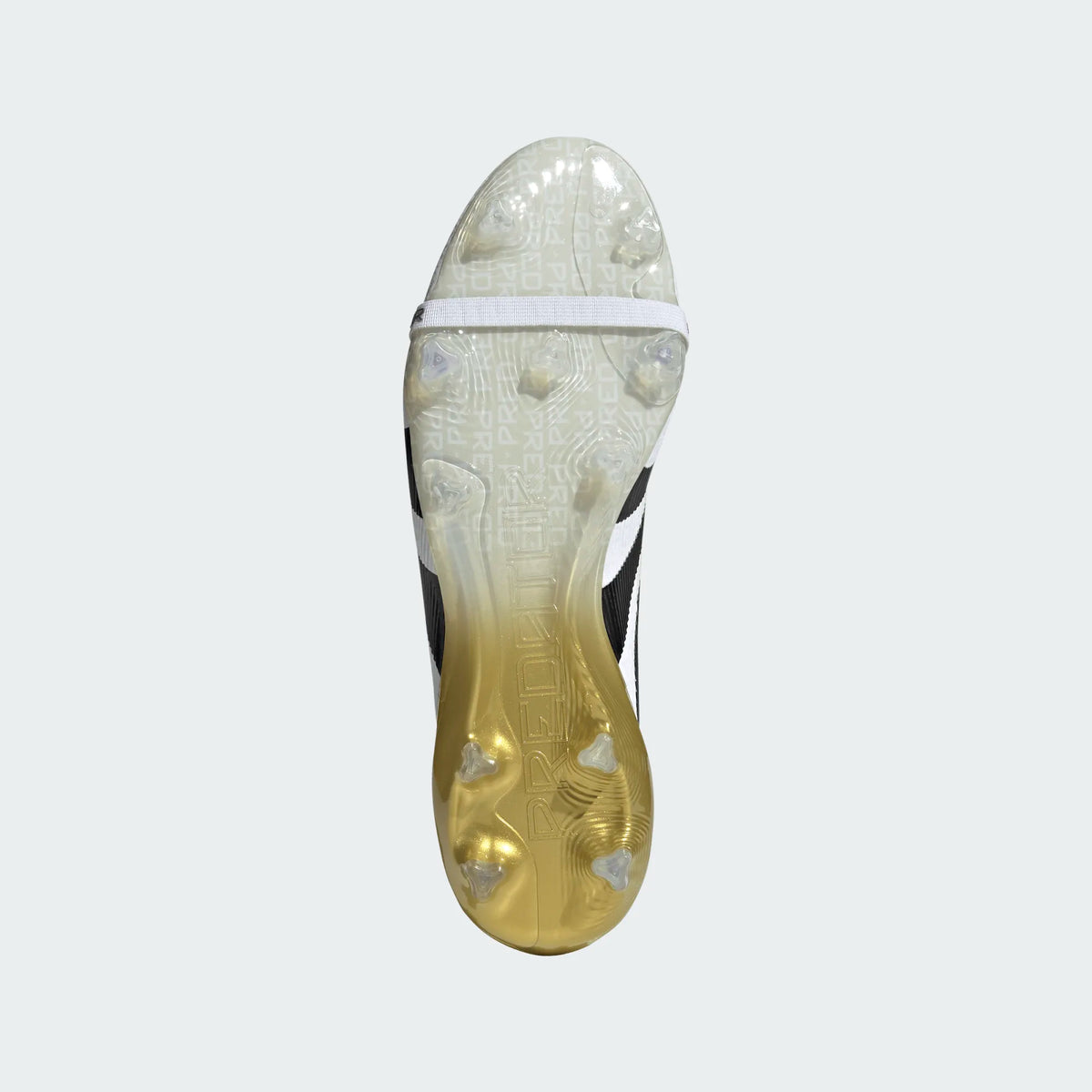 Adidas Predator Elite FG-Cloud White / Core Black / Gold Metallic product image 3, provided for visual reference and product