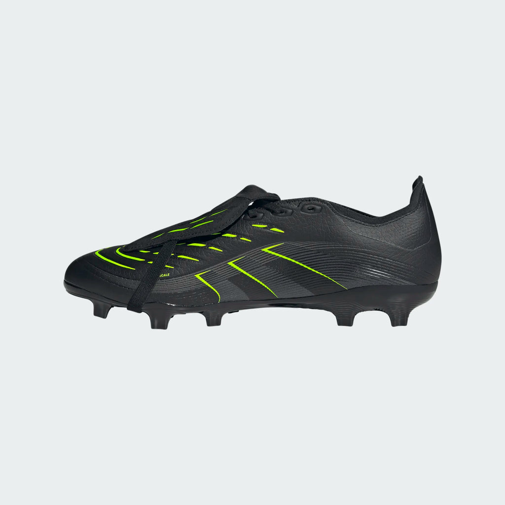 Adidas Predator League FT FG/MG-BLACK/CARBON/LUCLEM product image 2, provided for visual reference and product detail review