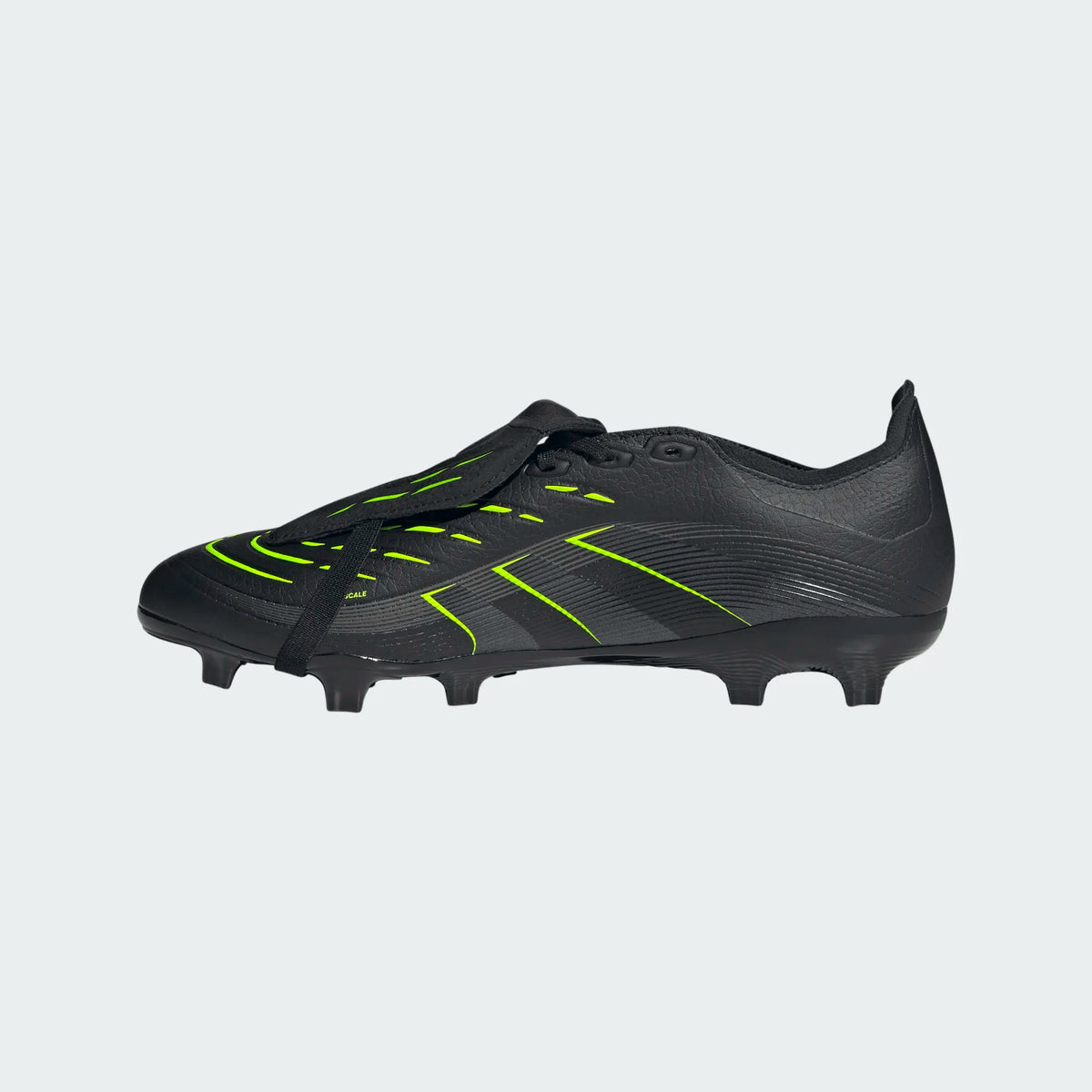 Adidas Predator League FT FG/MG-BLACK/CARBON/LUCLEM product image 2, provided for visual reference and product detail review