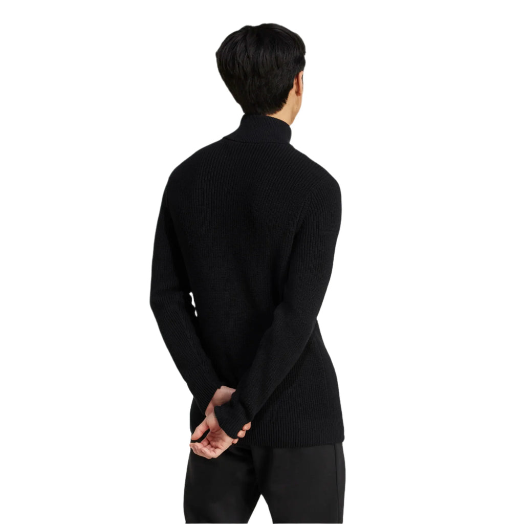 Adidas Germany 1/4 ZiP Sweater Black product image 2, provided for visual reference and product detail review