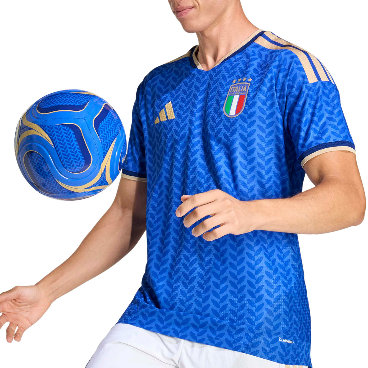 Adidas Italy Home Authentic Stadium Jersey 2026 product image 3, provided for visual reference and product detail review