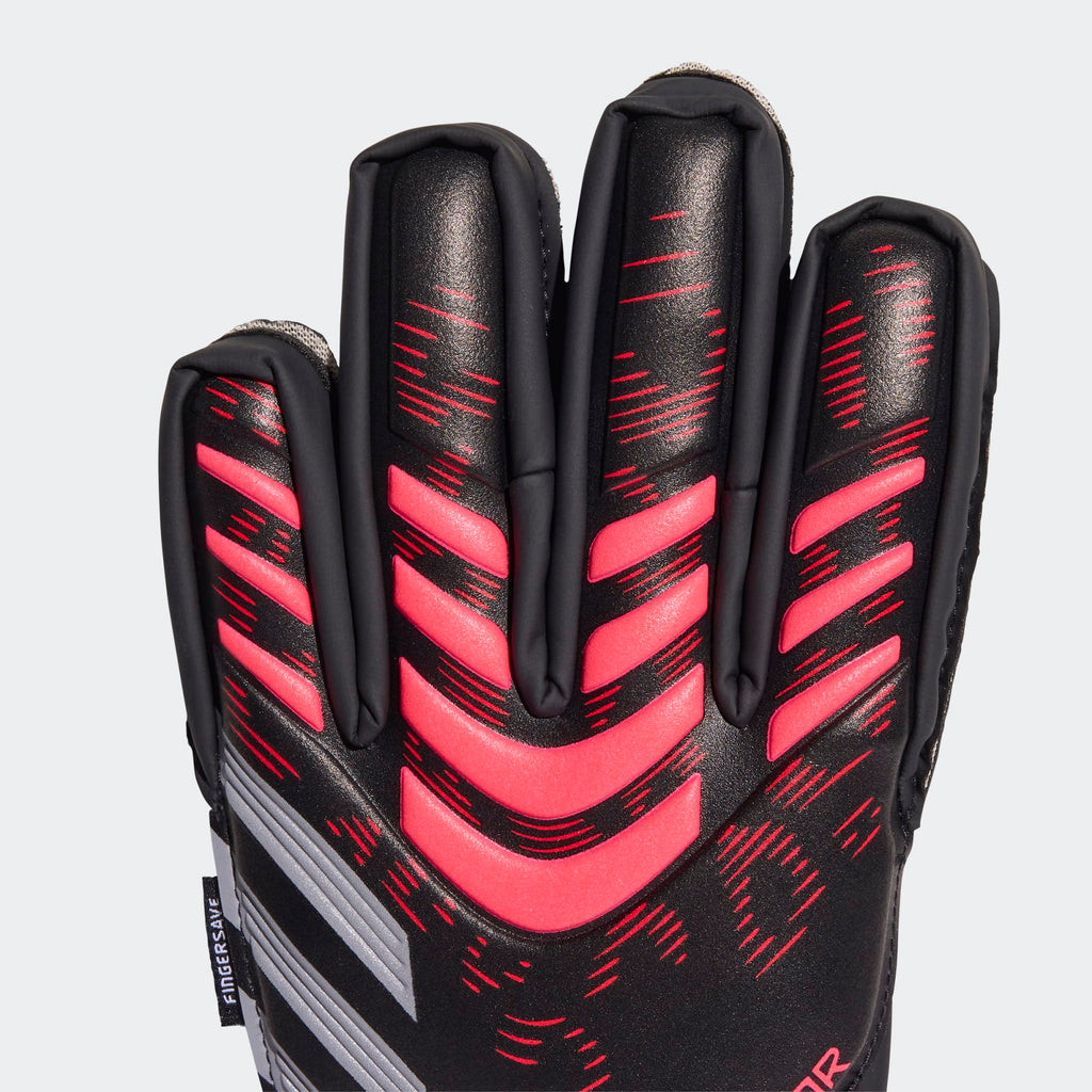 Adidas Jr Predator GK Gloves-Lucid Red/Black product image 2, provided for visual reference and product detail review