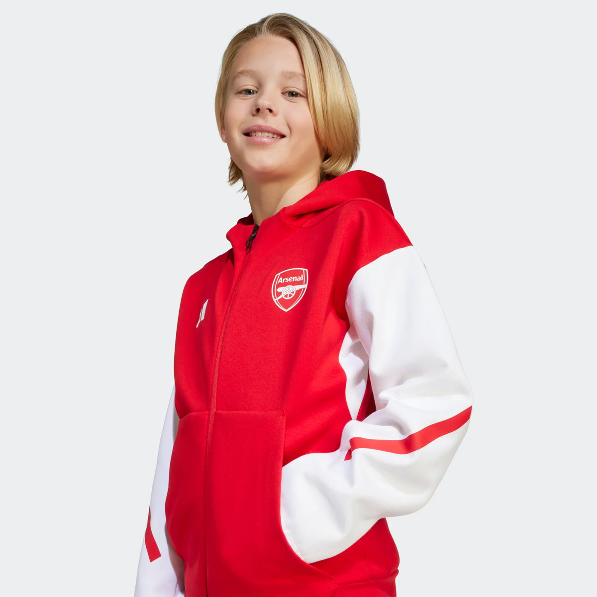 Adidas Youth Arsenal FC Anthem Jacket product image 3, provided for visual reference and product detail review