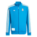 Adidas Youth Real Madrid Track Jacket - Blue/White product image 1, provided for visual reference and product detail review