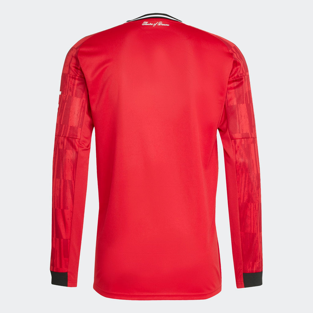 Adidas Men Manchester United Long Sleeve Home Stadium Replica Jersey 25/26 product image 2, provided for visual reference