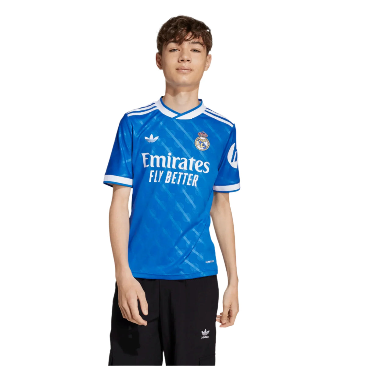 Adidas Youth Real Madrid 3rd Stadium Jersey 25/26 product image 1, provided for visual reference and product detail review