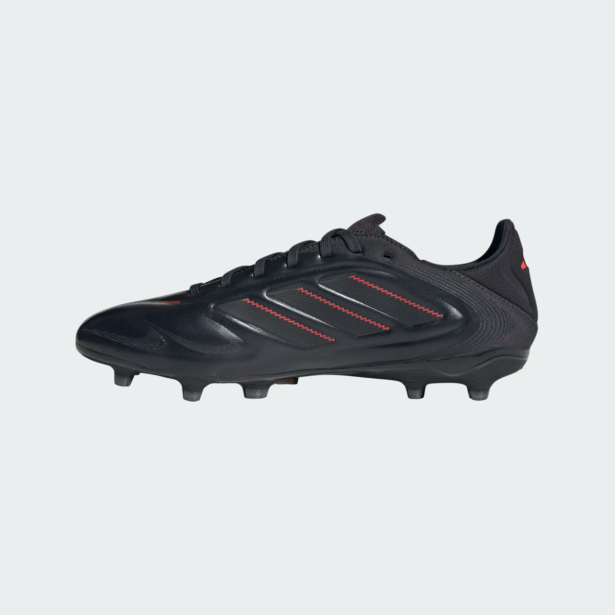 Adidas Copa Pure III Pro FG-Black/Carbon/Lucid Red product image 2, provided for visual reference and product detail review