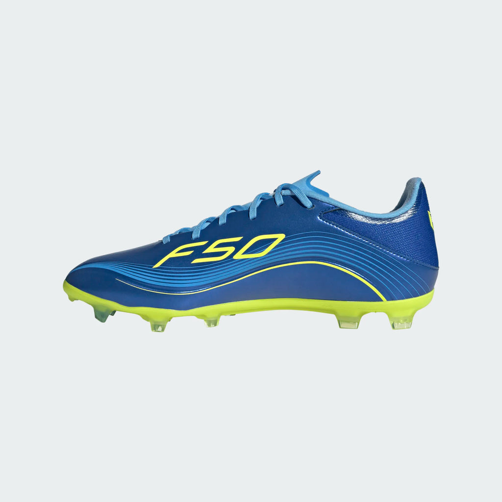 Adidas Messi F50 League FG/MG-ROYBLU/SYELLO/SEBLBU product image 2, provided for visual reference and product detail review