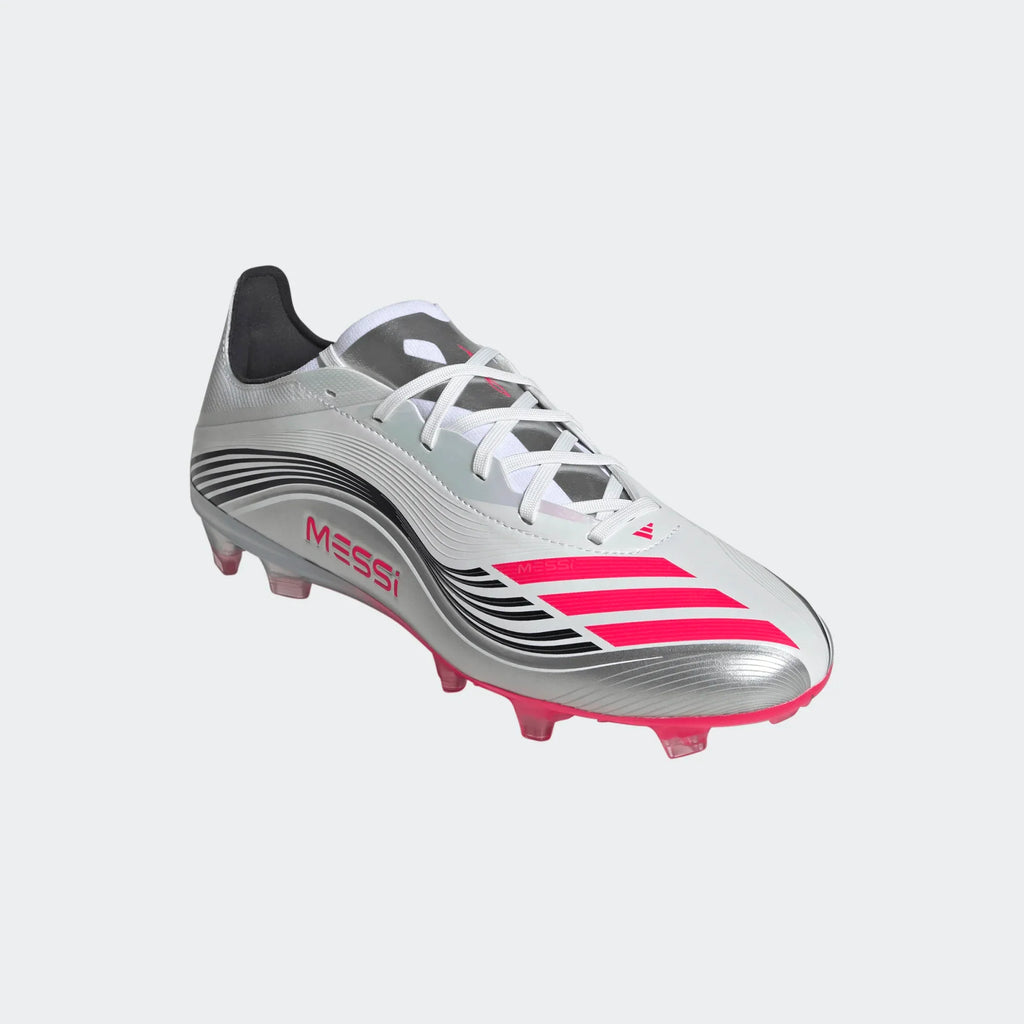 Adidas F50 Messi Pro FG/MG-Cloud White / Core Black / Gold Metallic product image 4, provided for visual reference and