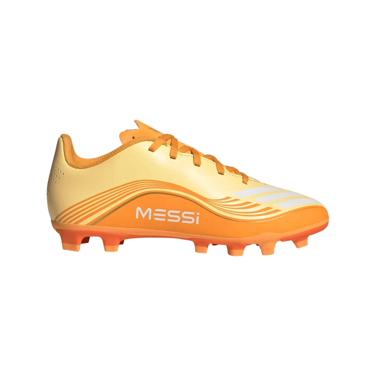 Adidas Jr. Messi F50 Club FXG FG/MG-ORANGE product image 1, provided for visual reference and product detail review