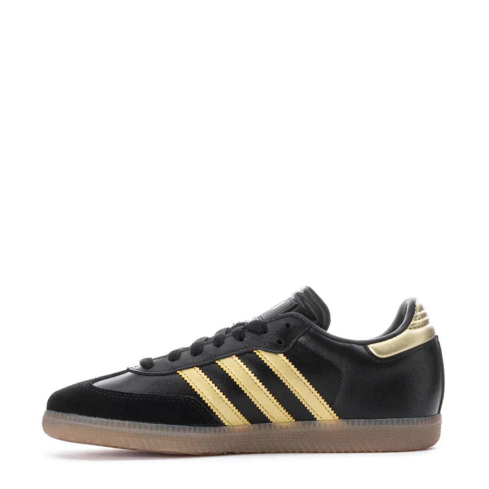 ADIDAS JR MESSI SAMBA SHOES-Black/Gold product image 2, provided for visual reference and product detail review