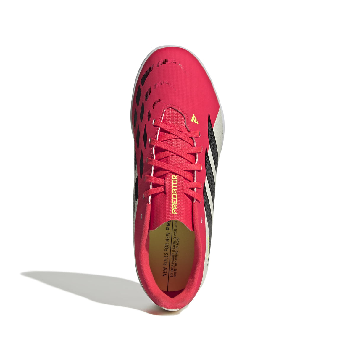 Adidas Jr Predator Club IN Sala- LUCRED/CBLACK/FTWWHT product image 5, provided for visual reference and product detail