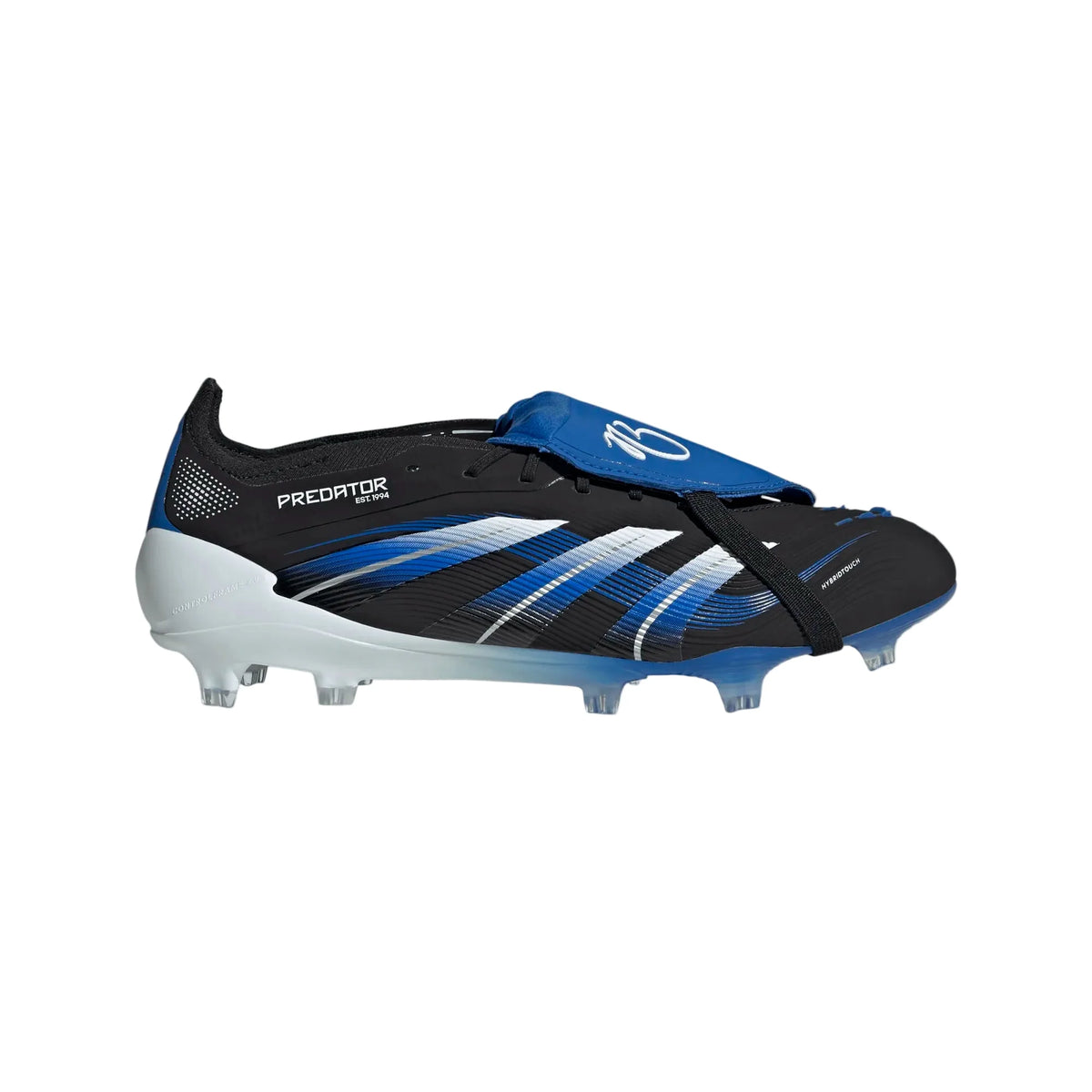 Adidas Predator Elite "Jude Bellingham" FG-CBLACK/FTWWHT/GLOBLU product image 1, provided for visual reference and product