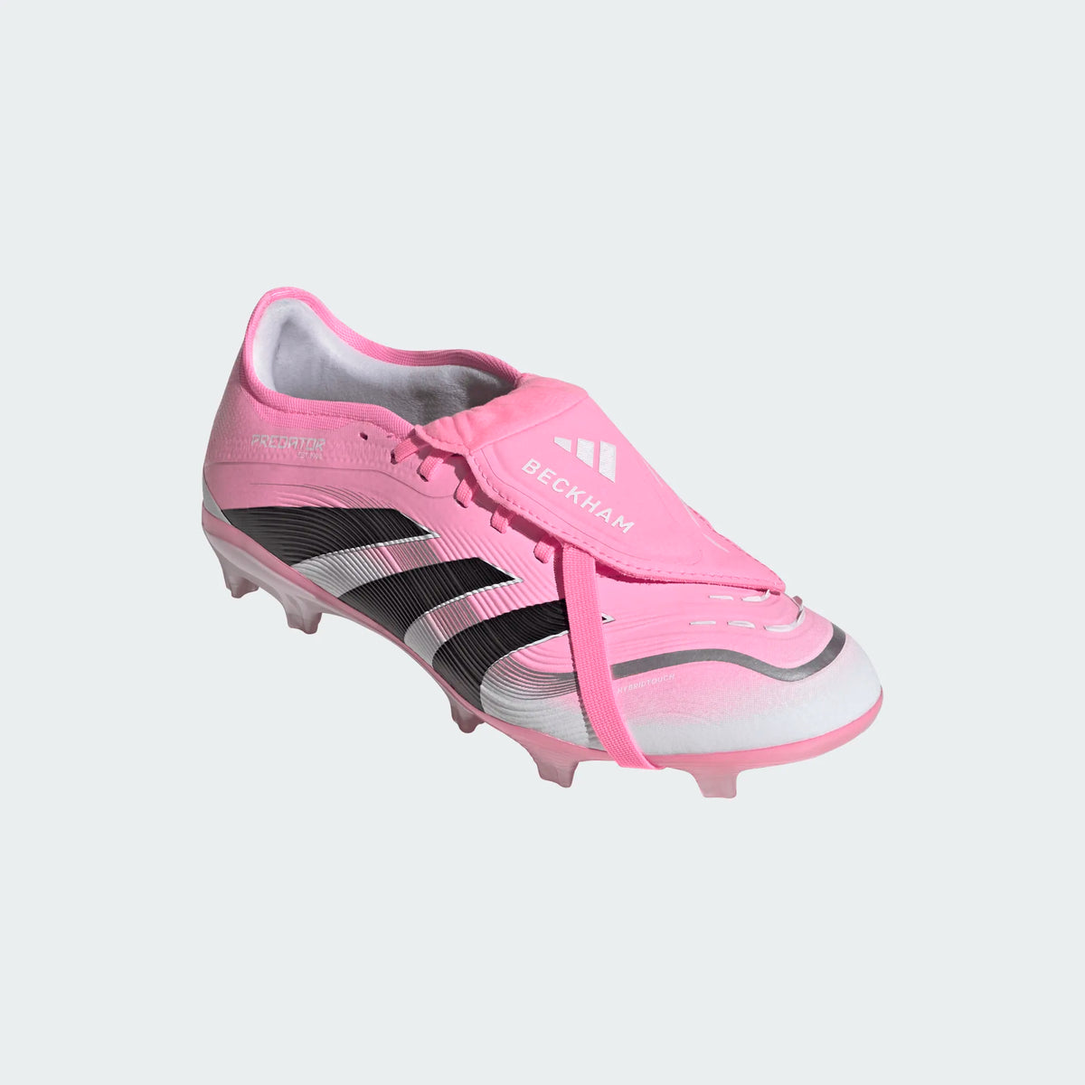 Adidas Predator Pro Fold Over Tongue FG-Beam Pink / Core Black / Cloud White product image 3, provided for visual reference
