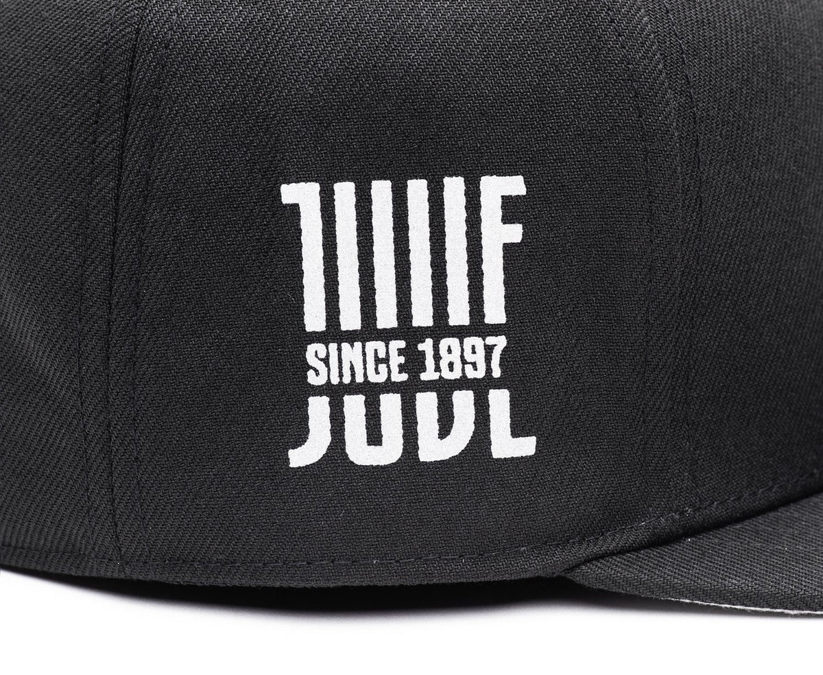 FI COLLECTIONS JUVENTUS DRIBBLING Snapback HAT-BLACK/WHITE product image 6, provided for visual reference and product detail
