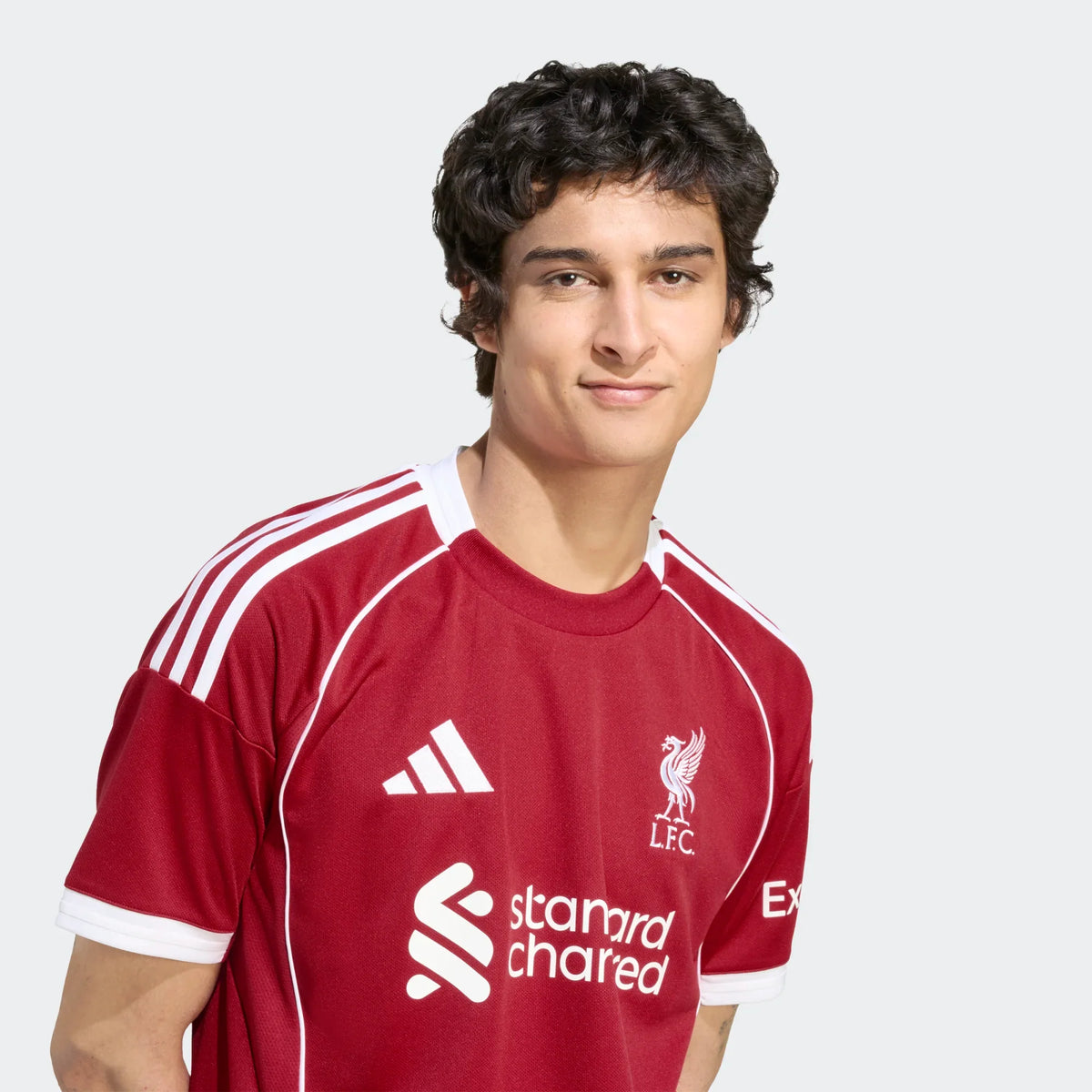 Adidas Men Liverpool FC Stadium Home Soccer Jersey 25/26 product image 3, provided for visual reference and product detail