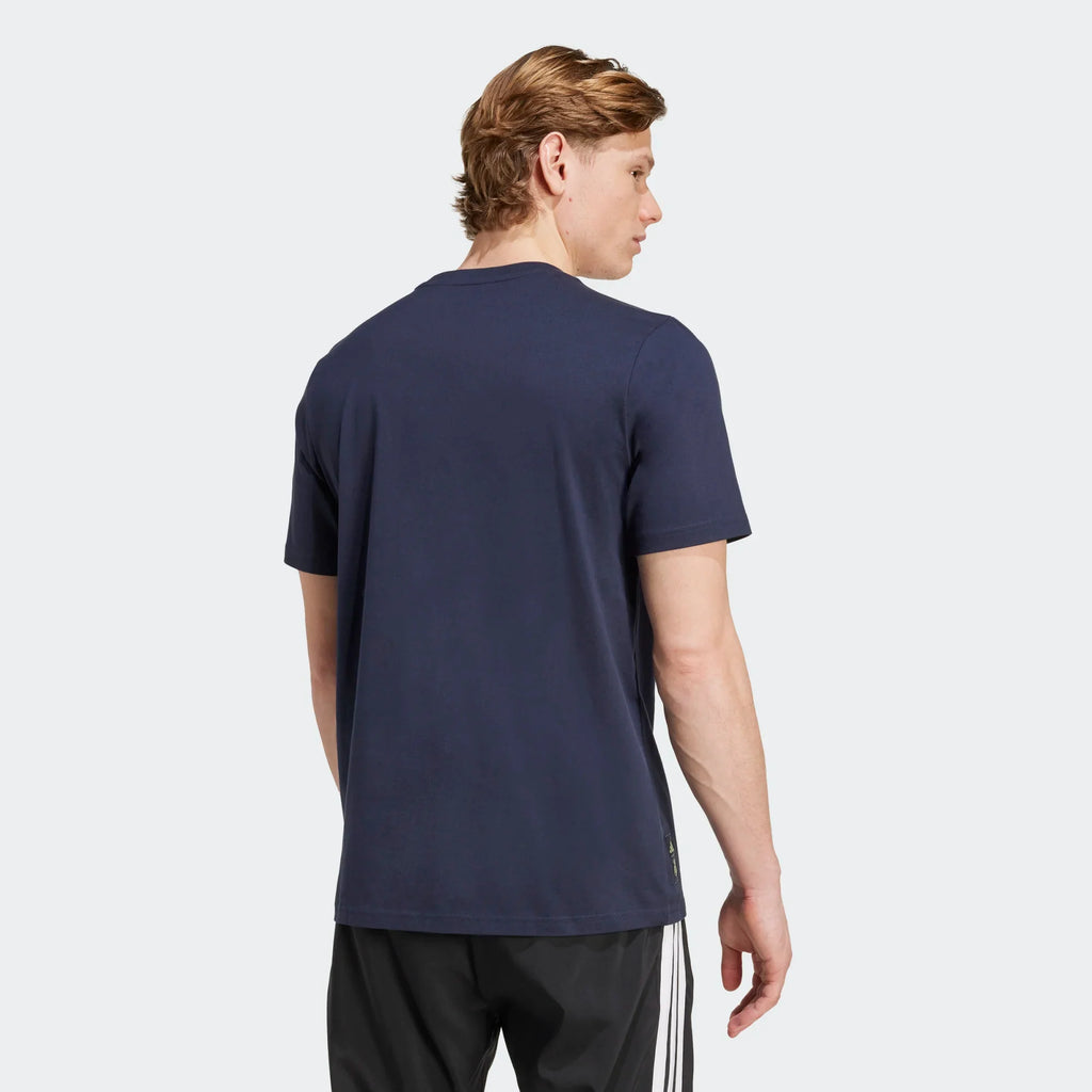 Adidas Real Madrid DNA T-SHIRT-Navy product image 2, provided for visual reference and product detail review