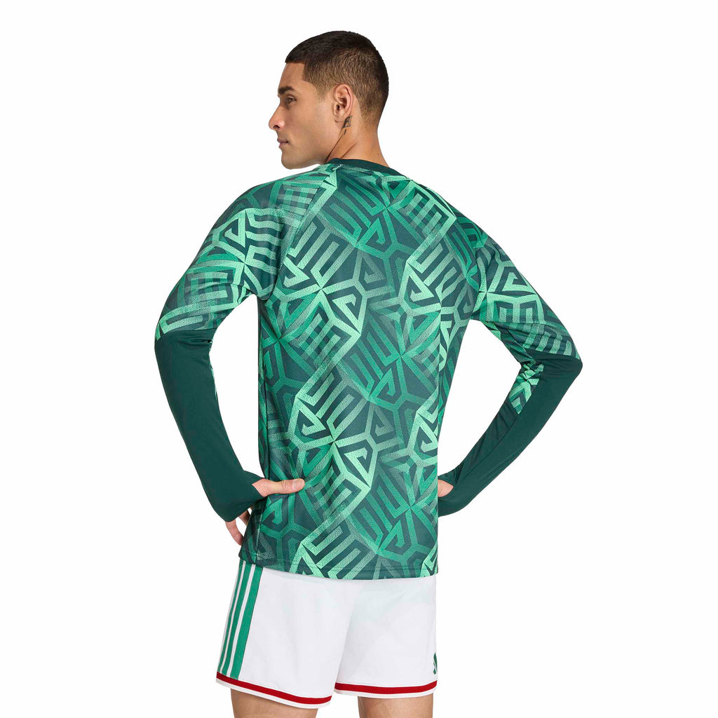 Adidas Mexico 26 Home Pre Match Warm Top product image 3, provided for visual reference and product detail review