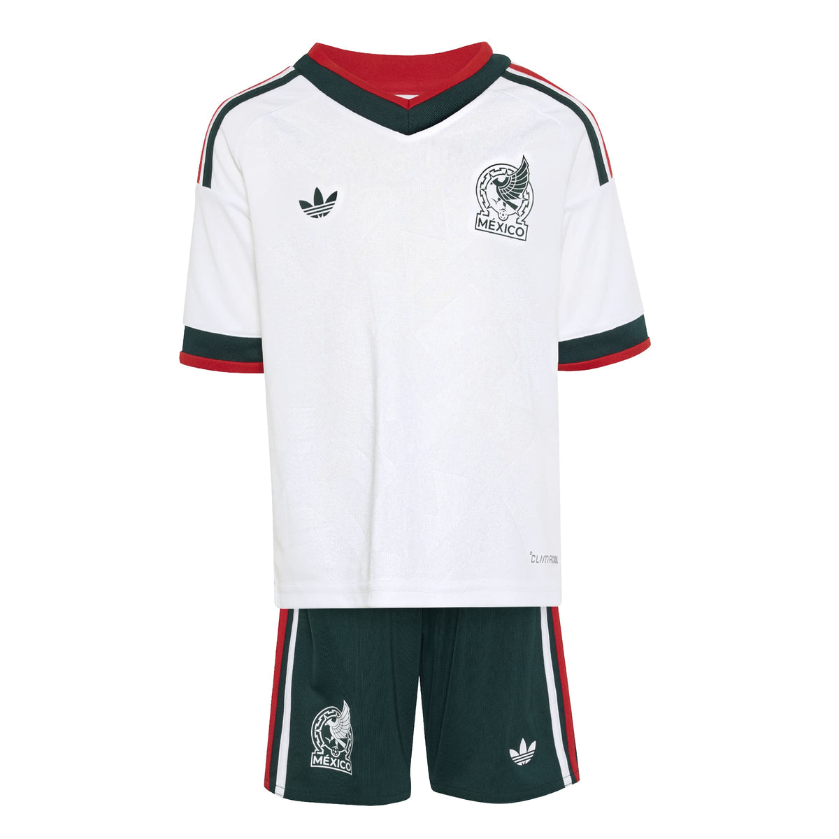 Adidas Kids Mexico Away Mini Kit 2026 product image 1, provided for visual reference and product detail review