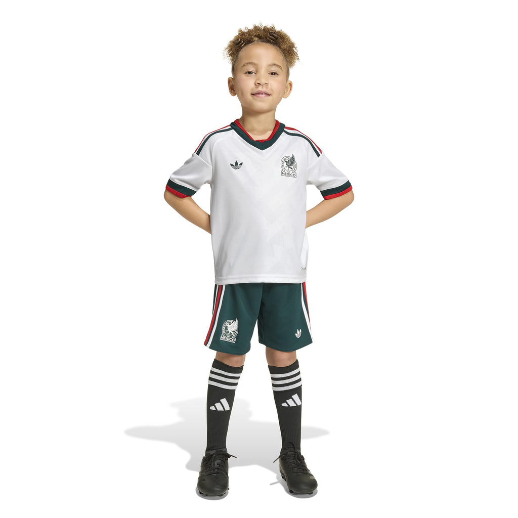 Adidas Kids Mexico Away Mini Kit 2026 product image 4, provided for visual reference and product detail review