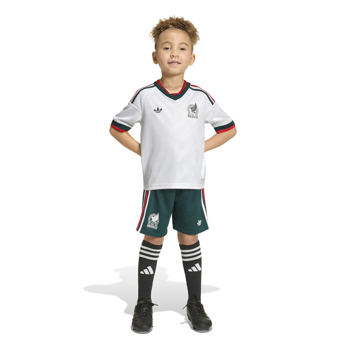 Adidas Kids Mexico Away Mini Kit 2026 product image 4, provided for visual reference and product detail review