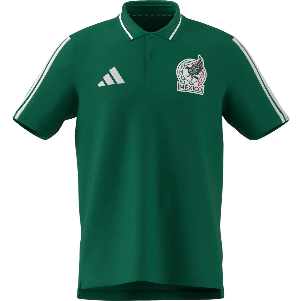 Adidas Mexico DNA Polo-Green product image 1, provided for visual reference and product detail review