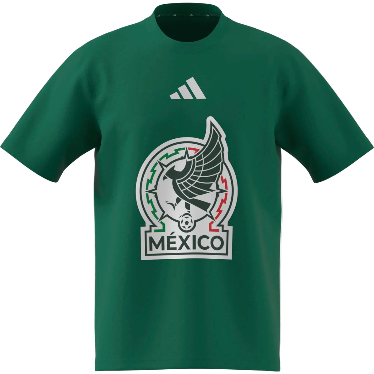 Adidas Mexico DNA T-Shirt-Green product image 1, provided for visual reference and product detail review