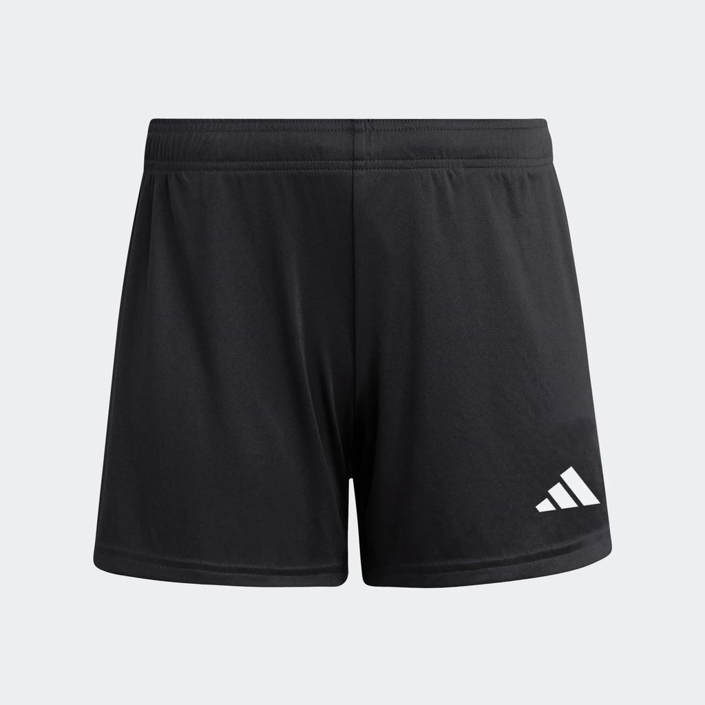 Adidas Women Entrada26 Short Shorts Length-Black/White product image 3, provided for visual reference and product detail