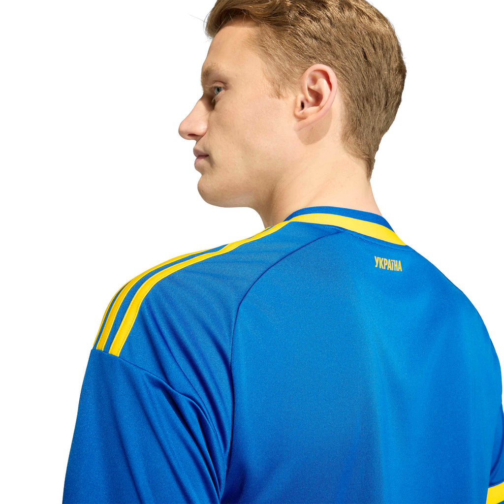 Adidas Ukraine Away Stadium Jersey 2026 product image 4, provided for visual reference and product detail review