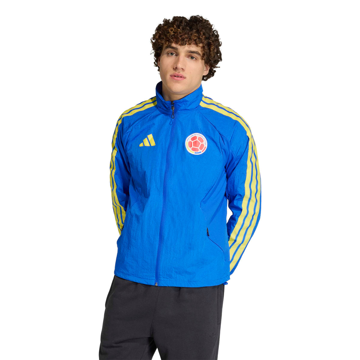 Adidas Colombia Home Anthem Jacket product image 3, provided for visual reference and product detail review
