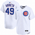 Jake Arrieta Chicago Cubs Nike Men Replica Home Jersey product image 1, provided for visual reference and product detail