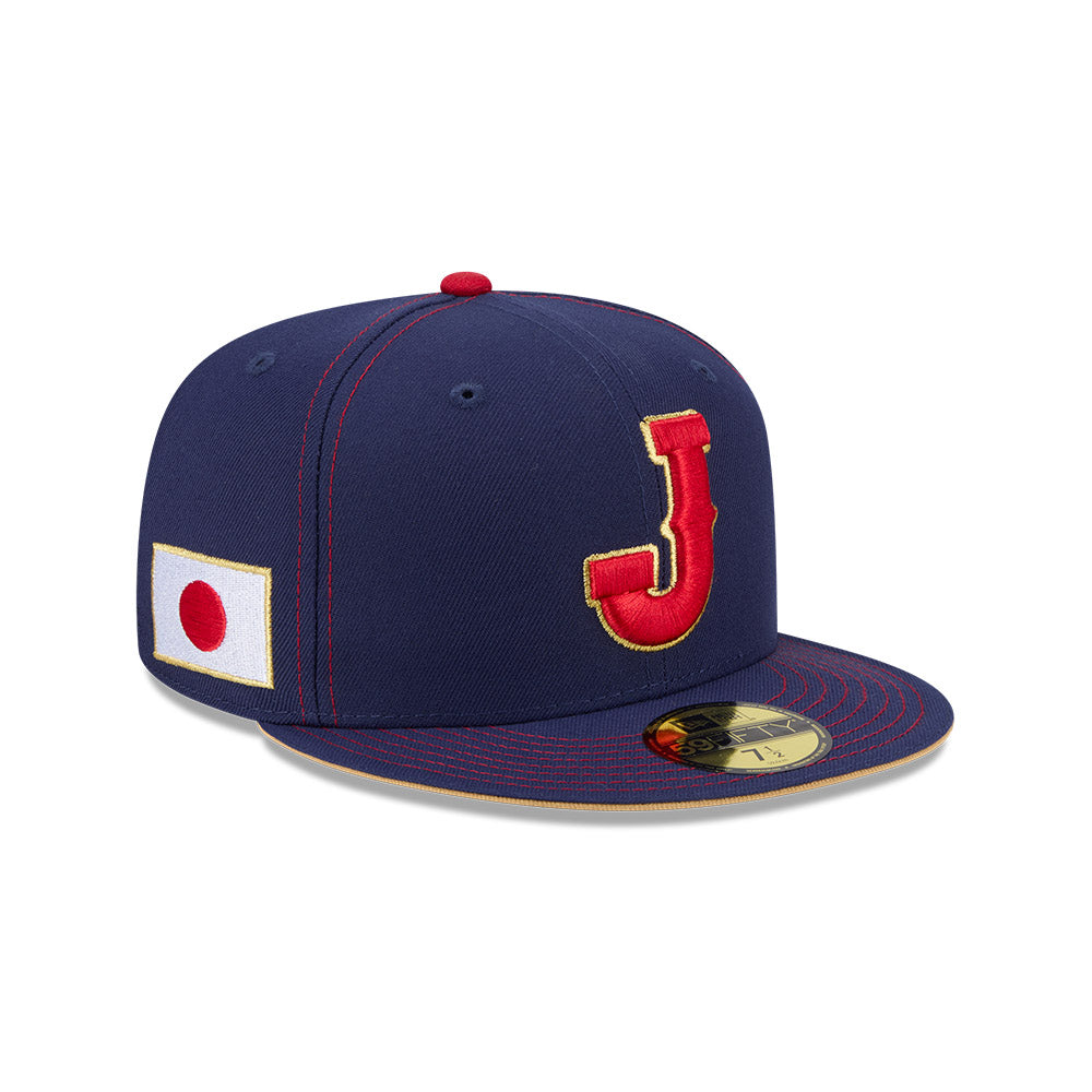 Japan 2026 World Baseball Classic New Era 59FIFTY Fitted Hat product image 1, provided for visual reference and product