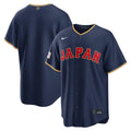 Japan World Baseball Classic 2026 Nike Navy Road Jersey product image 1, provided for visual reference and product detail